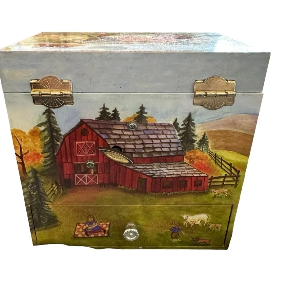 Horse Ranch Music Jewelry Box by Enchantments 2005 My Old Kentucky Home